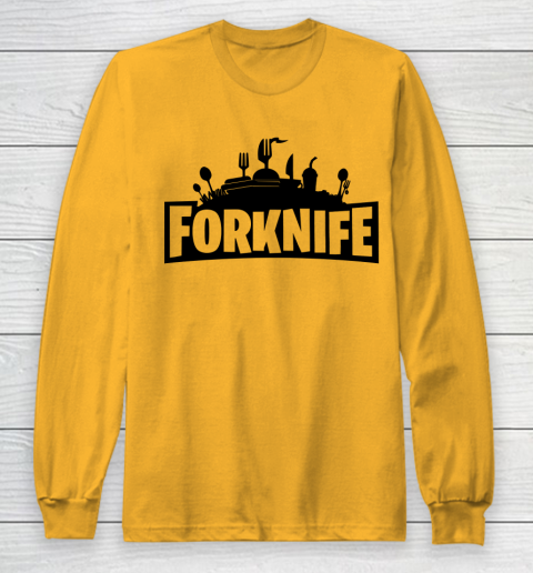 Fortnite Tshirt Forknife Long Sleeve T-Shirt 2