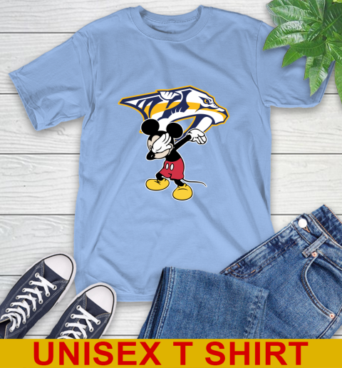 Nashville Predators NHL Hockey Dabbing Mickey Disney Sports T-Shirt 11
