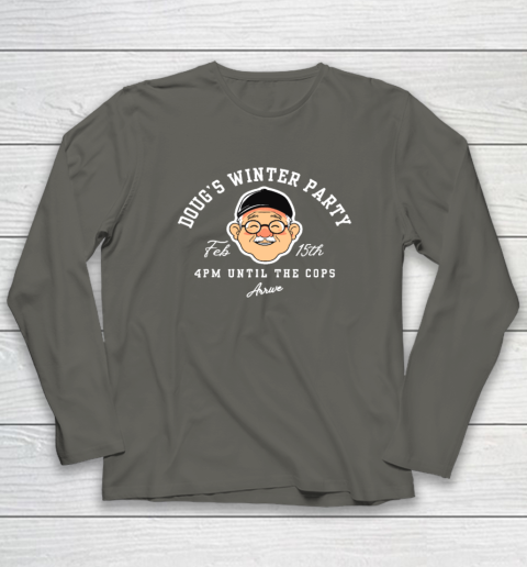 Dougs Winter Party February, Invite Winter Party Celebrate Long Sleeve T-Shirt 4