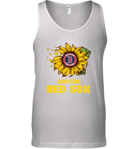 Boston Red Sox Sunflower Mlb Baseball Tank Top