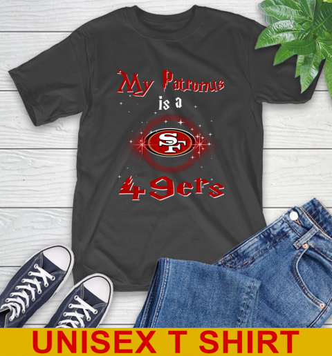 NFL Football Harry Potter My Patronus Is A San Francisco 49ers T-Shirt NFL Football Harry Potter My Patronus Is A San Francisco 49ers T-Shirt