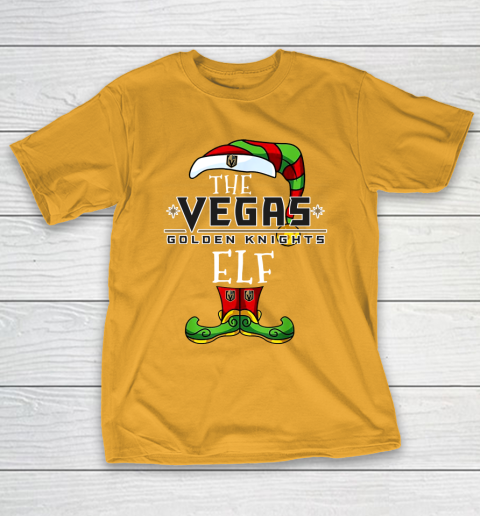 Vegas Golden Knights Christmas ELF Funny NHL T-Shirt 2