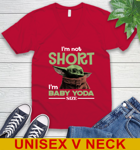 I'm Not Short I'm Baby Yoda Size Funny Star Wars Shirts 52
