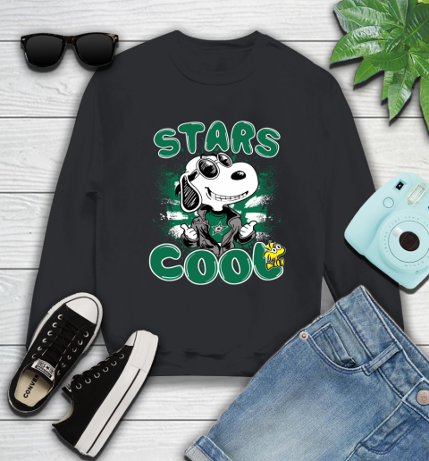NHL Hockey Dallas Stars Cool Snoopy Shirt Sweatshirt
