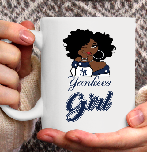New York Yankeess Girl MLB Ceramic Mug 11oz 2