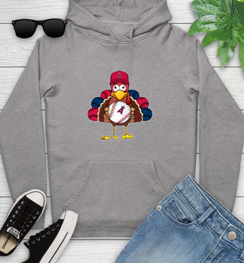 Los Angeles Angels Turkey thanksgiving Youth Hoodie 6