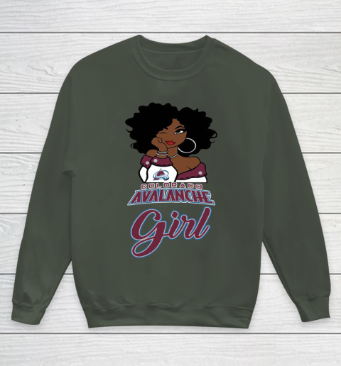 Colorado Avalanche Girl NHL Youth Sweatshirt 10