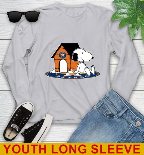 MLB Baseball Houston Astros Snoopy The Peanuts Movie Shirt Youth Long Sleeve 7 MLB Baseball Houston Astros Snoopy The Peanuts Movie Shirt Youth Long Sleeve - Image 7
