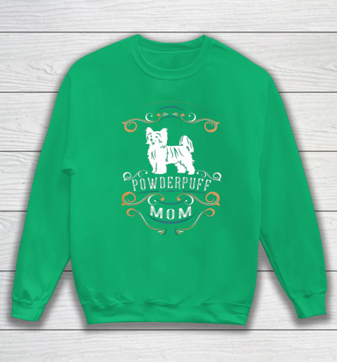 Dog Mom Shirt Powderpuff Mom Chinese Crested Dog Sweatshirt 5