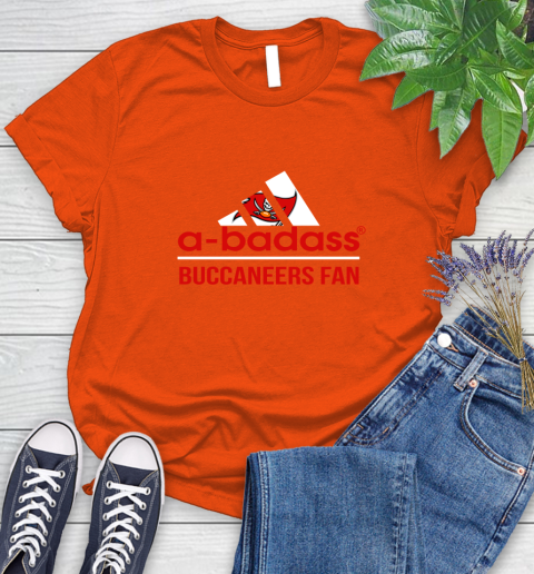 Tampa Bay Buccaneers NFL Football A Badass Adidas Adoring Fan Sports Women's T-Shirt 3