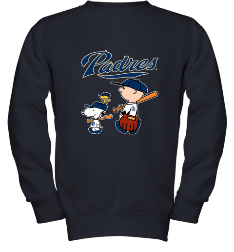 San Diego Padres Let's Play Baseball Together Snoopy MLB Shirt 