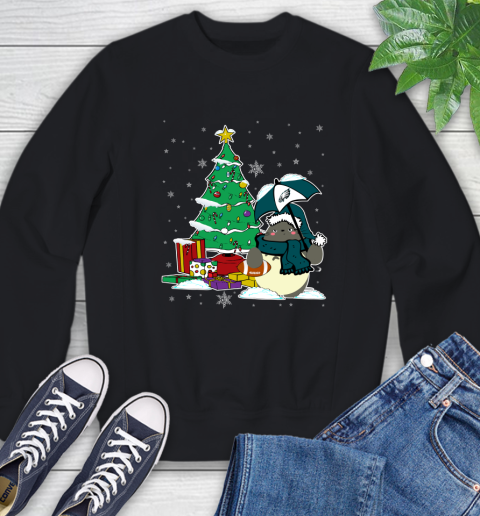 Philadelphia Eagles NFL Football Cute Tonari No Totoro Christmas Sports Sweatshirt
