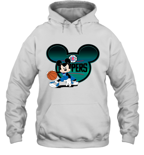 NBA LA Clippers Mickey Mouse Disney Basketball 3Nyqu9x1R7Q hoodie 23 12 eeedec front white