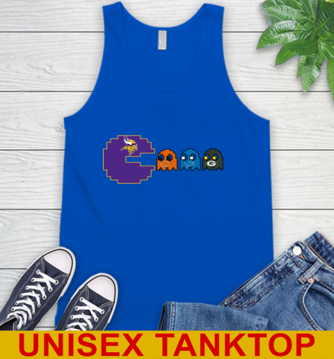 Minnesota Vikings NFL Football Pac Man Champion Tank Top 5