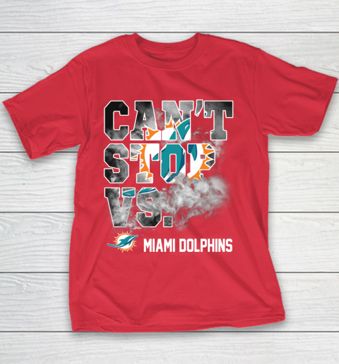 NFL Miami Dolphins Can't Stop Vs Youth T-Shirt 7