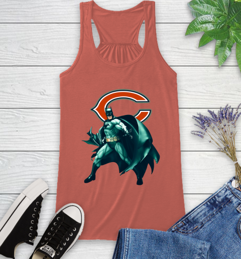 NFL Batman Football Sports Chicago Bears Racerback Tank 4