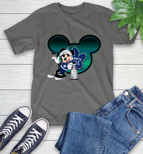 NHL Toronto Maple Leafs Stanley Cup Mickey Mouse Disney Hockey T Shirt T-Shirt 9