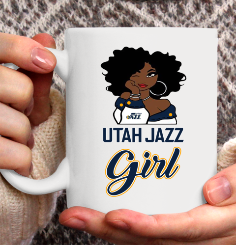Utah Jazz Girl NBA Ceramic Mug 11oz 4