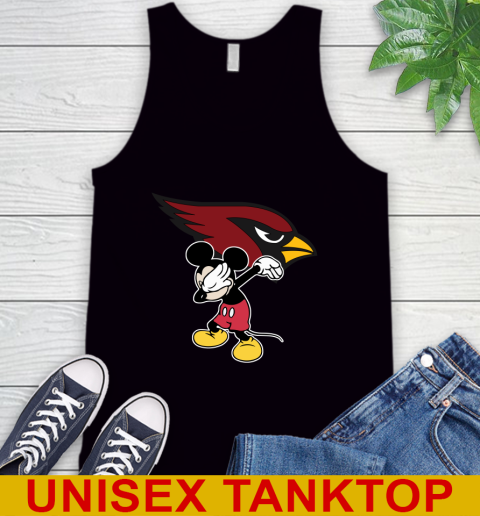 Arizona Cardinals NFL Football Dabbing Mickey Disney Sports Tank Top 2