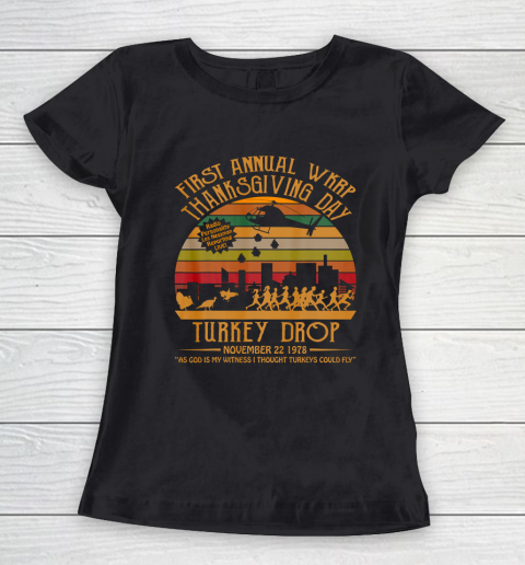 WKRP Thanksgiving Day Turkey Drop Women's T-Shirt