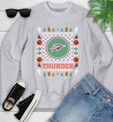 Oklahoma City Thunder Merry Christmas NBA Basketball Loyal Fan Ugly Shirt 117