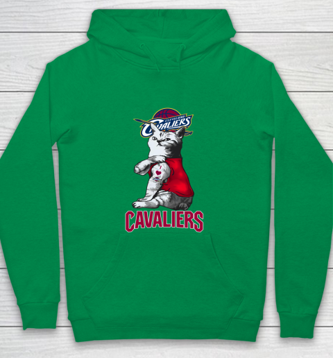NBA Basketball My Cat Loves Cleveland Cavaliers Youth Hoodie 4