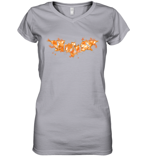 NHL Toronto Maple Leafs Batman Logo DC Hockey Sports UN7LWjEJqz3 women v neck t shirt 39 95 151514 front sport grey