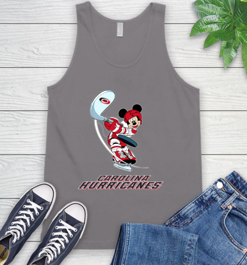 NHL Hockey Carolina Hurricanes Cheerful Mickey Mouse Shirt Tank Top 7