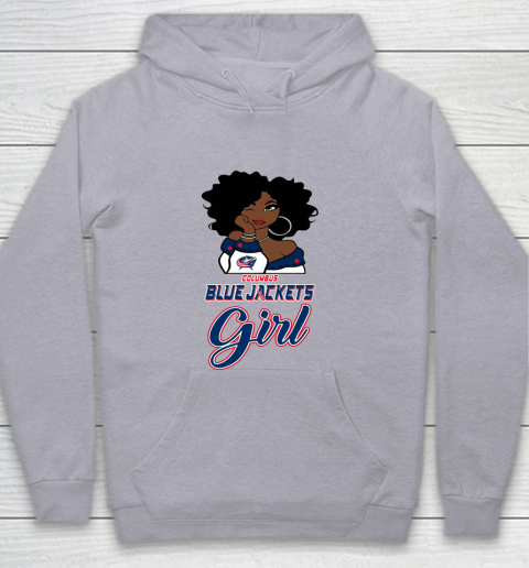 Columbus Blue Jackets Girl NHL Youth Hoodie 5
