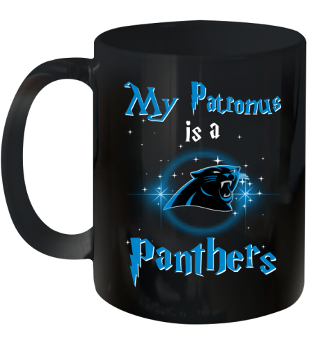 NFL Football Harry Potter My Patronus Is A Carolina Panthers Ceramic Mug 11oz