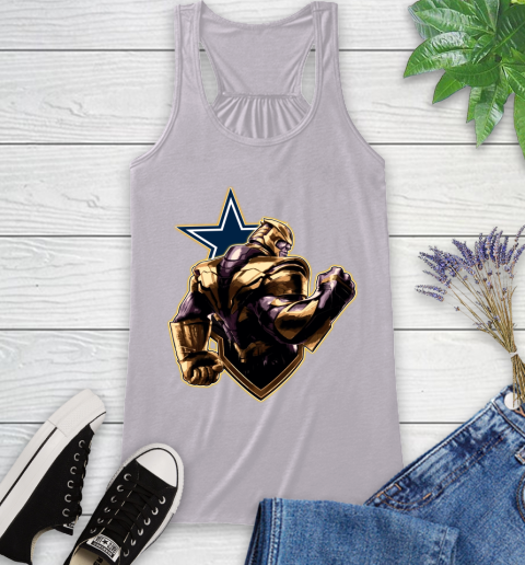 NFL Thanos Avengers Endgame Football Sports Dallas Cowboys Racerback Tank 5