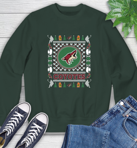 Arizona Coyotes Merry Christmas NHL Hockey Loyal Fan Ugly Shirt 36