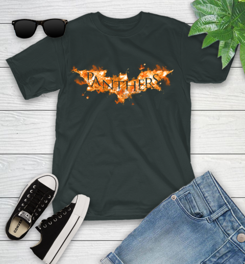 NHL Florida Panthers Batman Logo DC Hockey Sports Shirts Youth T-Shirt 6