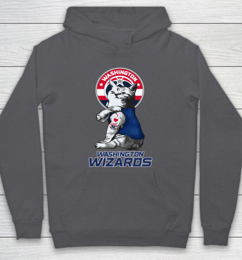 NBA Basketball My Cat Loves Washington Wizards Hoodie 4