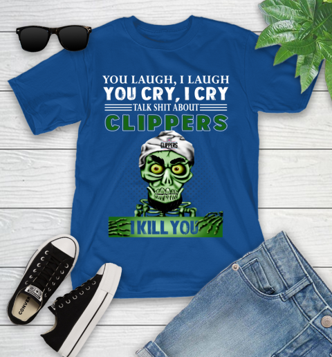 NBA Talk Shit About Los Angeles Clippers I Kill You Achmed The Dead Terrorist Jeffrey Dunham Basketball Youth T-Shirt 12