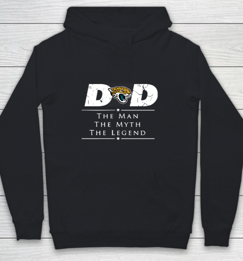 Jacksonville Jaguars NFL Football Dad The Man The Myth The Legend Youth Hoodie