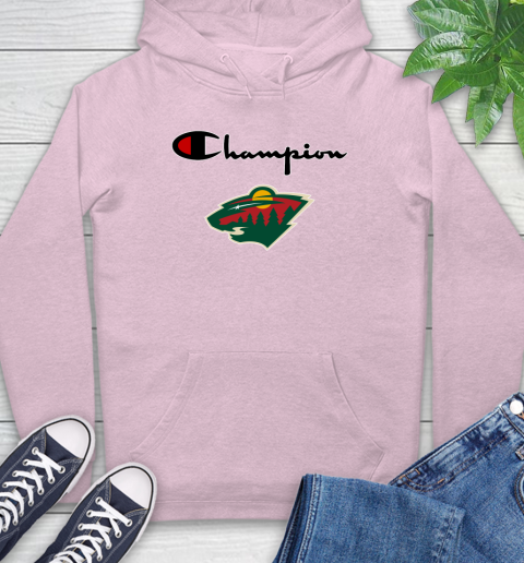 NHL Hockey Minnesota Wild Champion Shirt Hoodie 9