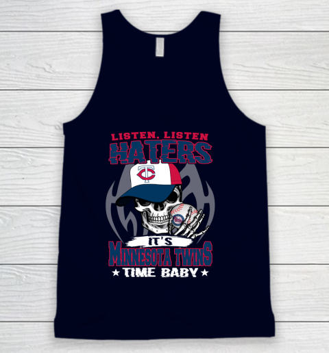Listen Haters It is TWINS Time Baby MLB Tank Top 2
