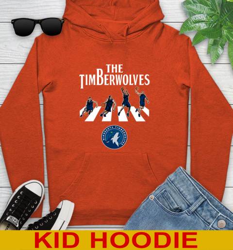 NBA Basketball Minnesota Timberwolves The Beatles Rock Band Shirt Youth Hoodie 4