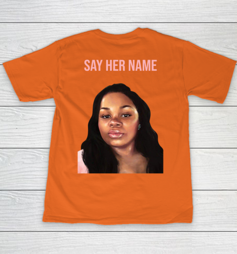Arrest the cops who killed Breonna Taylor- Say Her Name Youth T-Shirt 12
