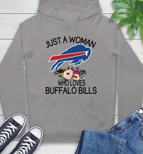 NFL Just A Woman Who Loves Buffalo Bills Football Sports Hoodie 4
