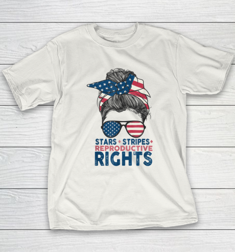 American Flag Stars Stripes Reproductive Rights Youth T-Shirt