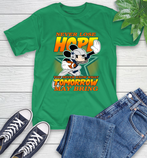 Dallas Cowboys NFL Football Mickey Disney Never Lose Hope T-Shirt 7