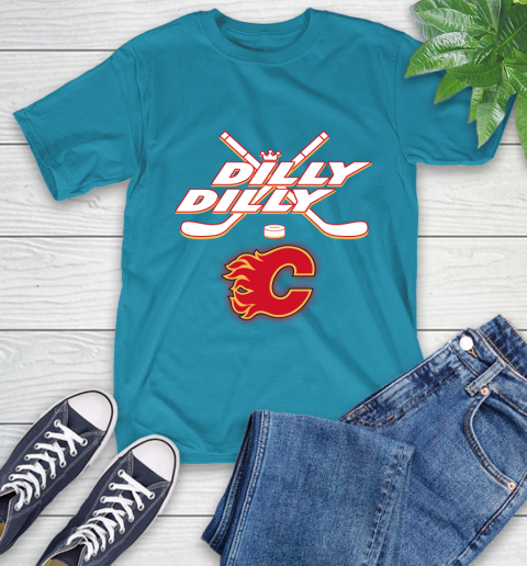 NHL Calgary Flames Dilly Dilly Hockey Sports T-Shirt 8