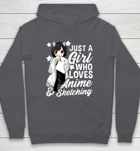 Anime girl hotsell drawing hoodie