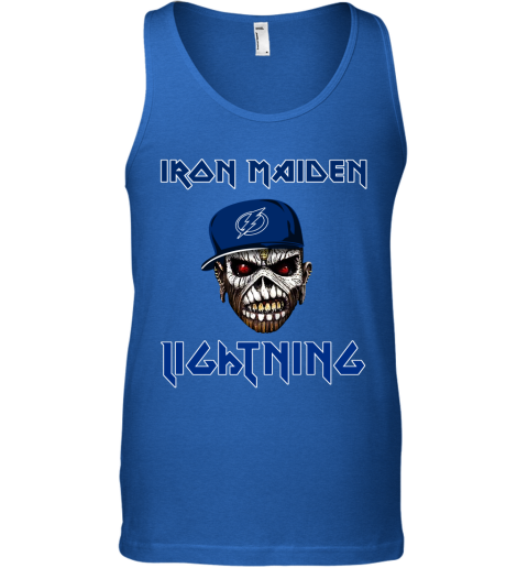 NHL Tampa Bay Lightning Iron Maiden Rock Band Music Hockey Sports rzk3zxWtJnW unisex tank 17 95 151514 front royal