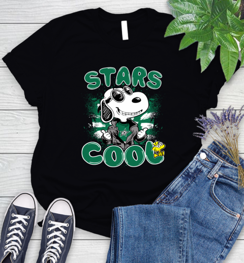 NHL Hockey Dallas Stars Cool Snoopy Shirt Women's T-Shirt