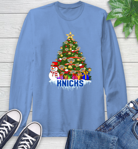 New York Knicks Merry Christmas NBA Basketball Sports Long Sleeve T-Shirt 11
