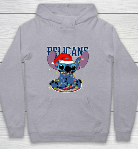 New Orleans Pelicans NBA noel stitch Basketball Christmas Youth Hoodie 4