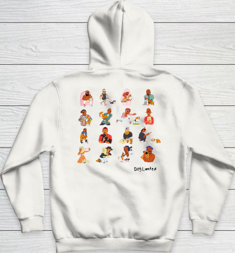 Rappers With Puppies Front and Back Hoodie 16